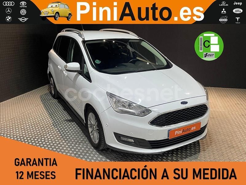 Blanco Usado 2018 Ford Grand C-Max Trend Monovolumen | 13.990 € (Un poco caro) - Imagen 1/4