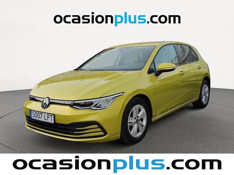 Amarillo Usado 2021 VW Golf VIII Life Utilitario | 19.819 € (Buen precio) - Imagen 1/4