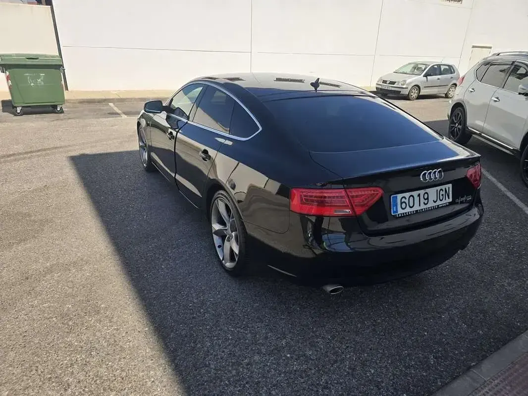 Usado Audi A5 Sportback 245 CV (180 kW) 2012 Negro Utilitario