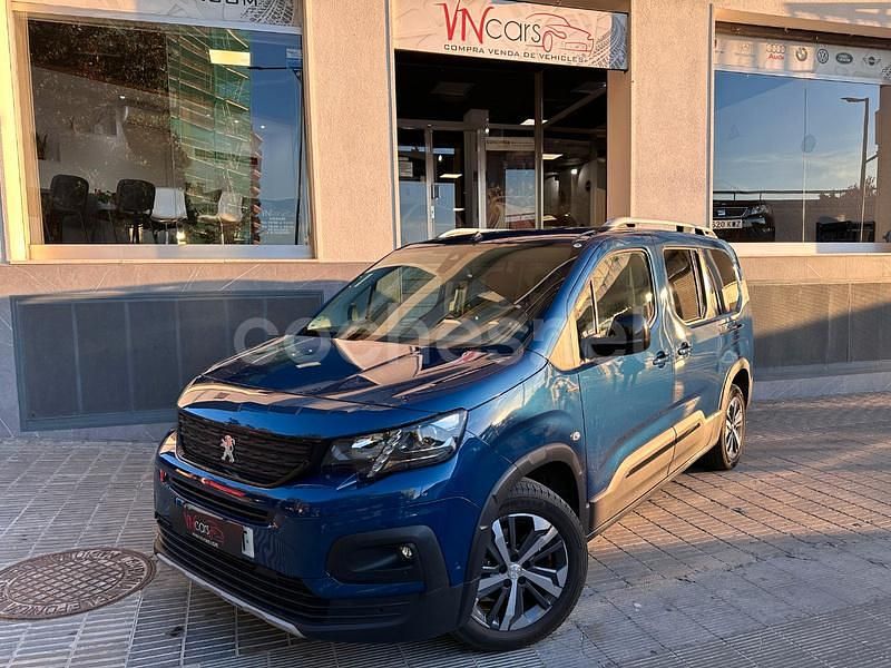 Azul Usado 2020 Peugeot Rifter GT Monovolumen | 21.990 € (Un poco caro) - Imagen 1/4