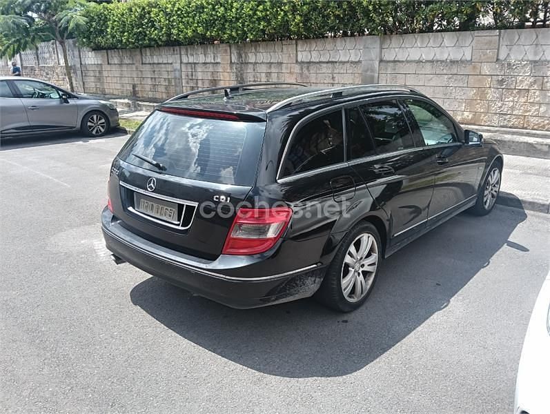 Negro Usado 2009 Mercedes C220 Avantgarde Familiar | 7800 € (Buen precio) - Imagen 1/4