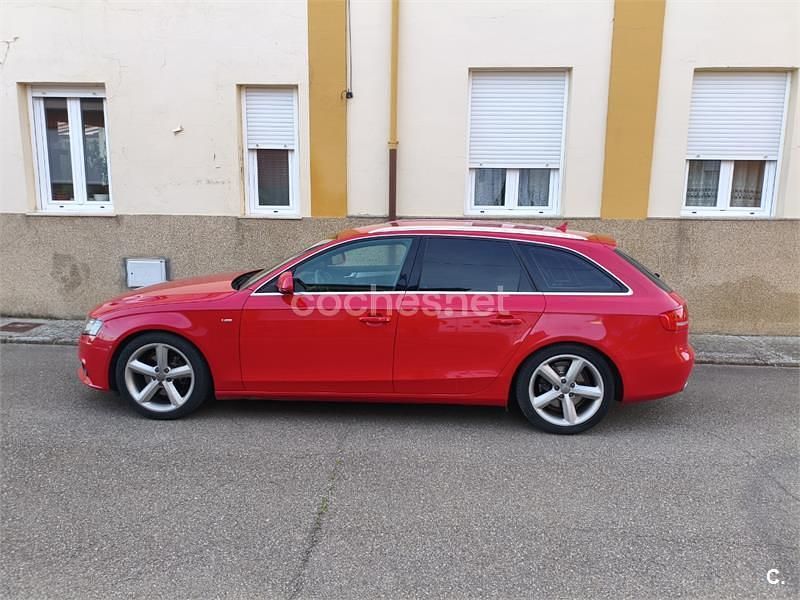 Usado Audi A4 S-Line 170 CV (125 kW) 2008 Rojo Familiar