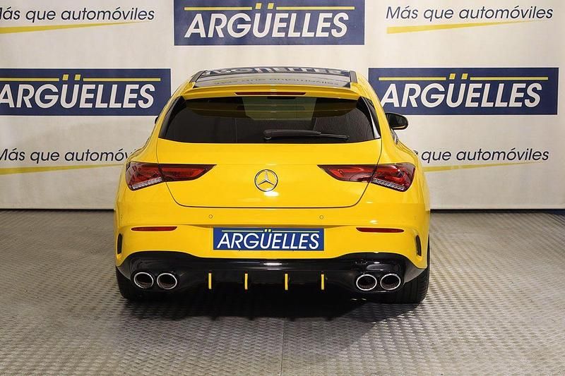 Usado Mercedes CLA45 AMG Shooting Brake AMG 422 CV (310 kW) 2020 Amarillo Familiar