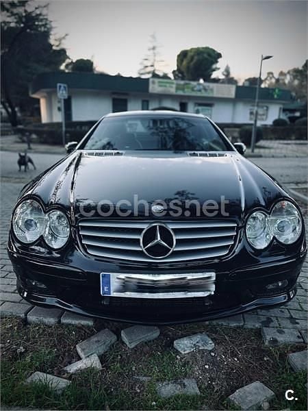 Usado Mercedes SL55 AMG AMG 476 CV (350 kW) 2003 Negro Descapotable