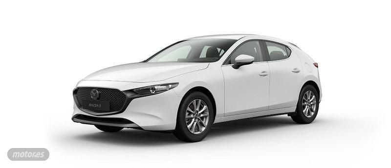 Usado Mazda 3 Prime-Line 140 CV (102 kW) 2025 Blanco Berlina