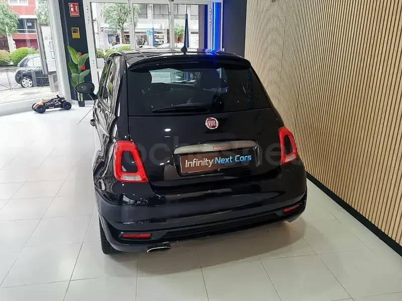 Usado Fiat 500 S 69 CV (50 kW) 2018 Negro Berlina