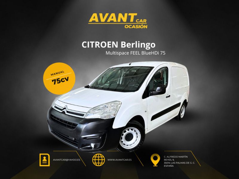 Blanco Usado 2017 Citroën Berlingo Monovolumen | 9900 € (Buen precio) - Imagen 1/4