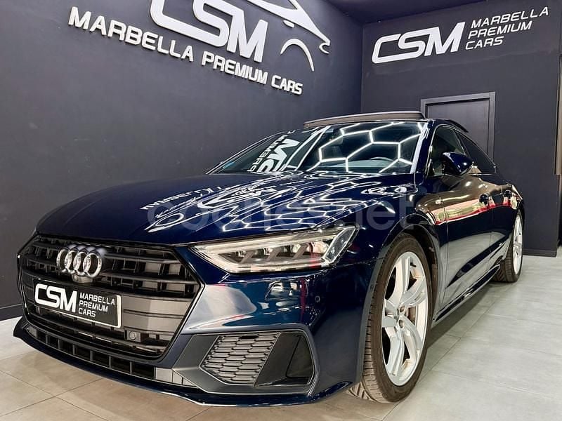 Usado Audi A7 Ambiente 245 CV (180 kW) 2019 Azul Berlina