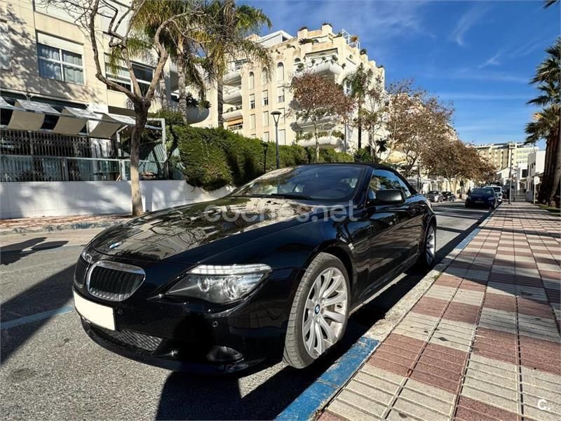 Usado BMW 635 Cabriolet 286 CV (210 kW) 2008 Negro Descapotable