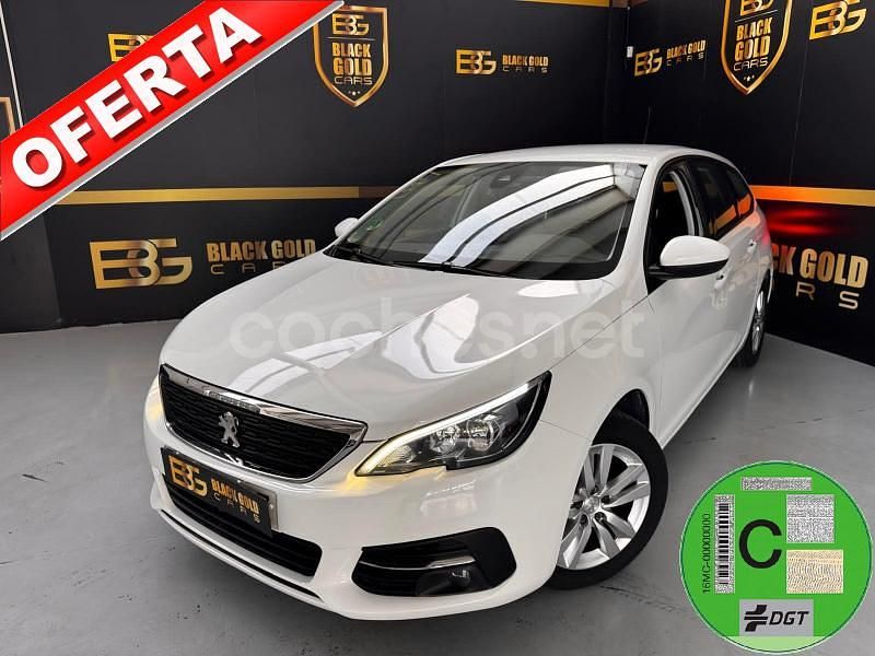 Blanco Usado 2021 Peugeot 308 SW Active Familiar | 8990 € (Super precio) - Imagen 1/4