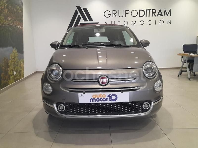 Usado Fiat 500C 69 CV (50 kW) 2017 Gris / plata Descapotable
