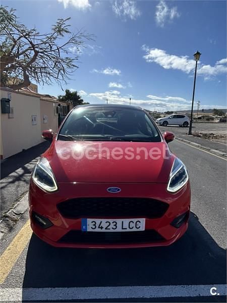 Usado Ford Fiesta ST-Line 140 CV (102 kW) 2019 Rojo Utilitario