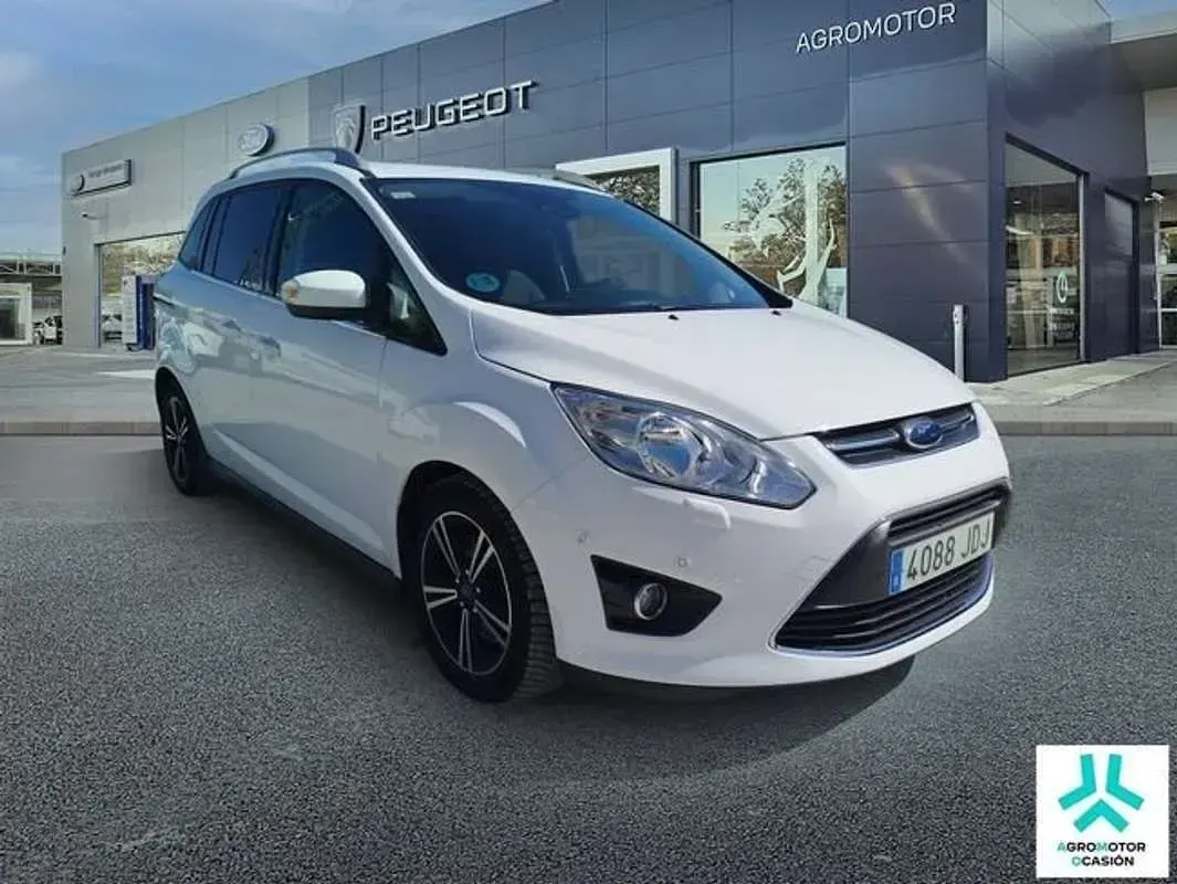 Usado Ford C-MAX S 125 CV (91 kW) 2015 Blanco Monovolumen