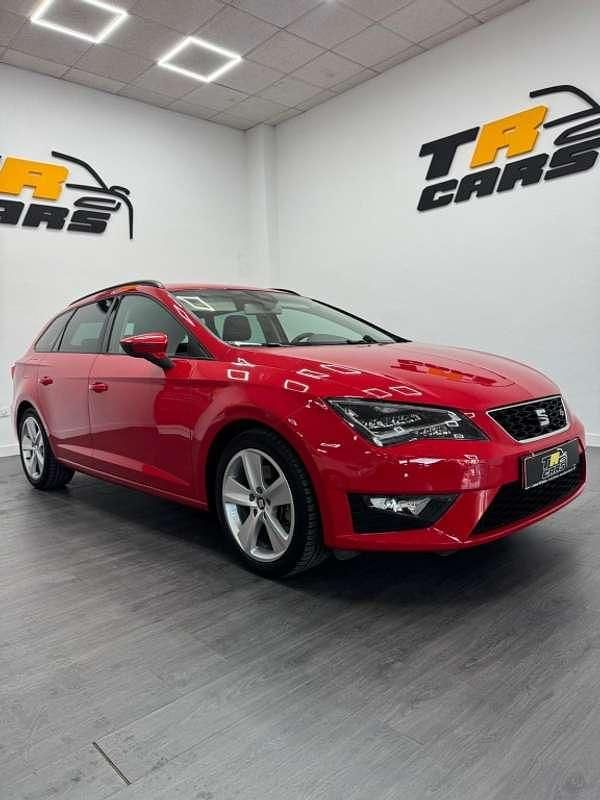 Usado Seat Leon ST FR 184 CV (135 kW) 2016 Rojo Familiar