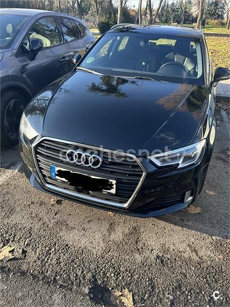 Usado Audi A3 150 CV (110 kW) 2017 Negro Berlina