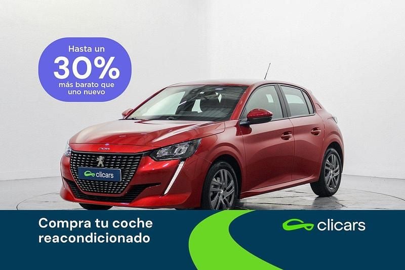 Rojo Usado 2020 Peugeot 208 Active Utilitario | 10.990 € (Precio justo) - Imagen 1/4