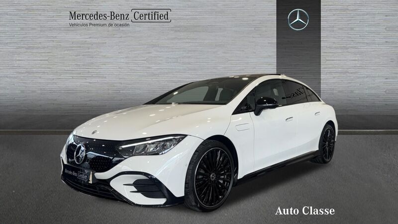 Blanco Usado 2023 Mercedes EQE350 AMG line Berlina | 60.900 € (Precio justo) - Imagen 1/4
