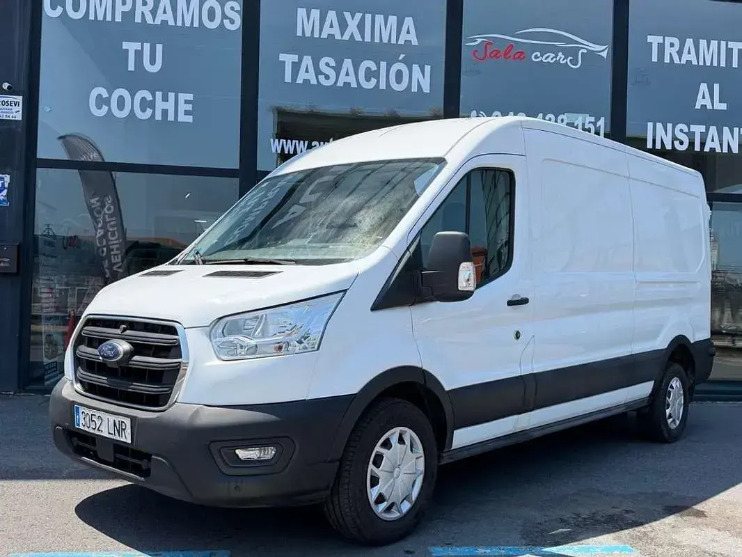 Usado Ford Transit Trend 170 CV (125 kW) 2021 Blanco Van