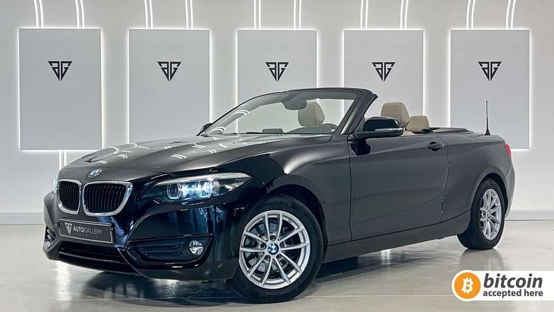 Negro Usado 2018 BMW 218 Descapotable | 19.900 € (Precio justo) - Imagen 1/4