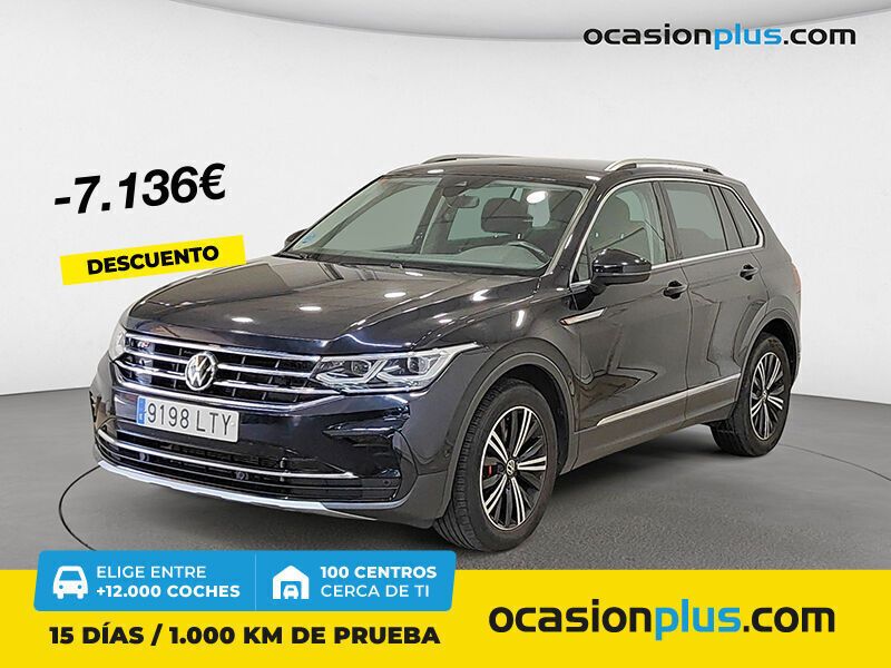 Negro Usado 2021 VW Tiguan R-line SUV | 33.450 € (Buen precio) - Imagen 1/4