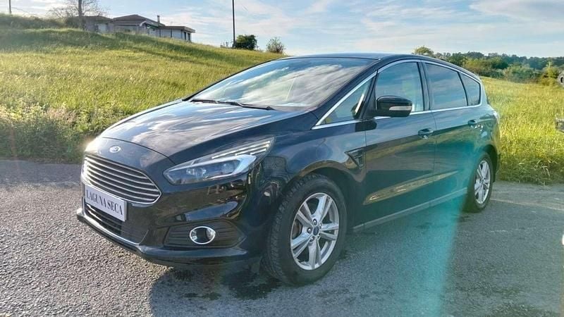 Azul Usado 2017 Ford S-MAX Titanium Monovolumen | 12.350 € (Precio justo) - Imagen 1/4