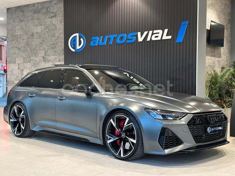 Gris / plata Usado 2021 Audi RS6 Exclusive Familiar | 96.900 € (Precio justo) - Imagen 1/4