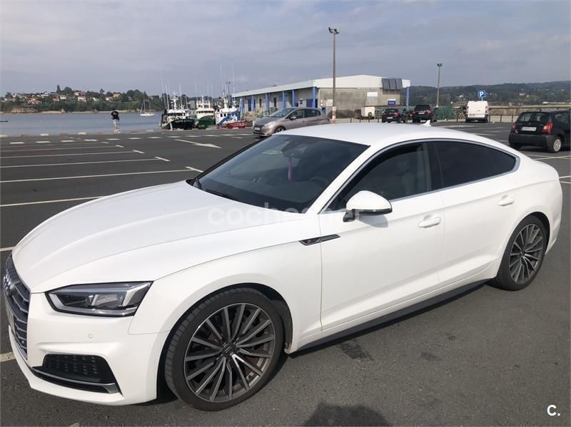 Usado Audi A5 Sportback S-Line 252 CV (185 kW) 2017 Blanco Utilitario