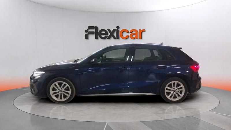 Usado Audi A3 S-Line 150 CV (110 kW) 2021 Azul Berlina