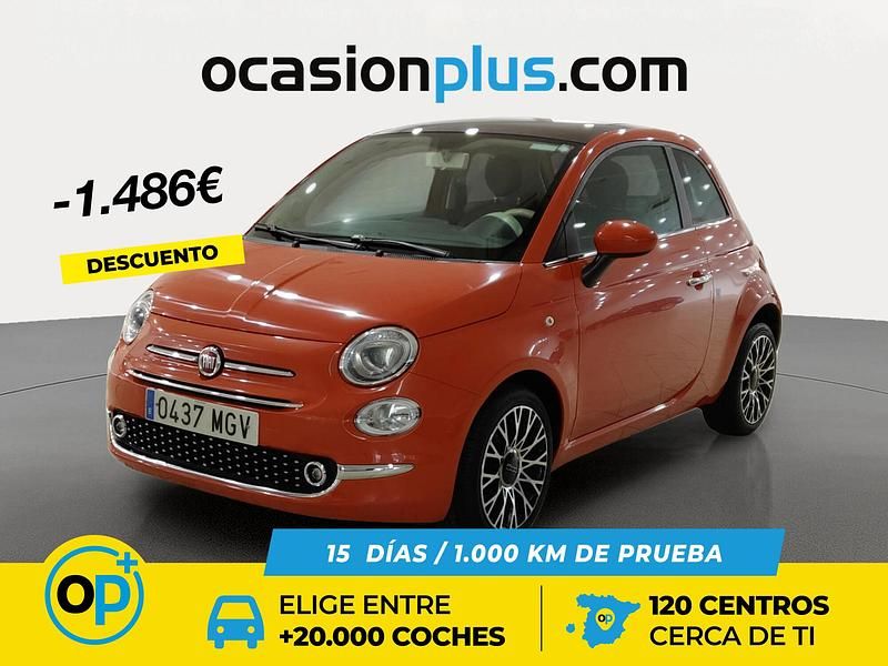 Naranja Usado 2023 Fiat 500 Dolcevita Utilitario | 10.100 € (Buen precio) - Imagen 1/4