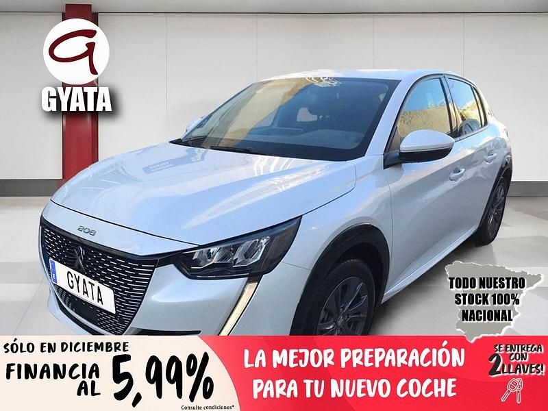 Blanco Usado 2021 Peugeot e-208 Allure Utilitario | 15.490 € (Precio justo) - Imagen 1/3