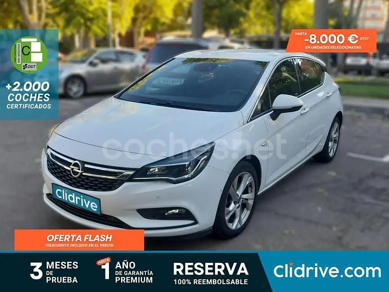 Blanco Usado 2017 Opel Astra Dynamic Berlina | 10.590 € (Precio justo) - Imagen 1/3