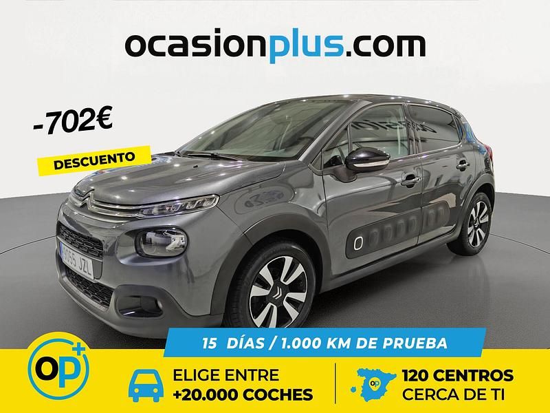 Usado Citroën C3 Shine 75 HP (55 kW) 2017 Cinzento