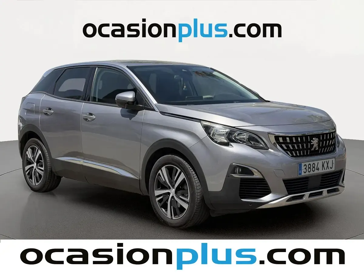 Usado Peugeot 3008 Allure 130 CV (95 kW) 2019 Gris SUV