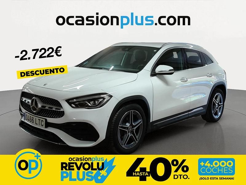 Usado Mercedes GLA200 150 CV (110 kW) 2021 Blanco SUV