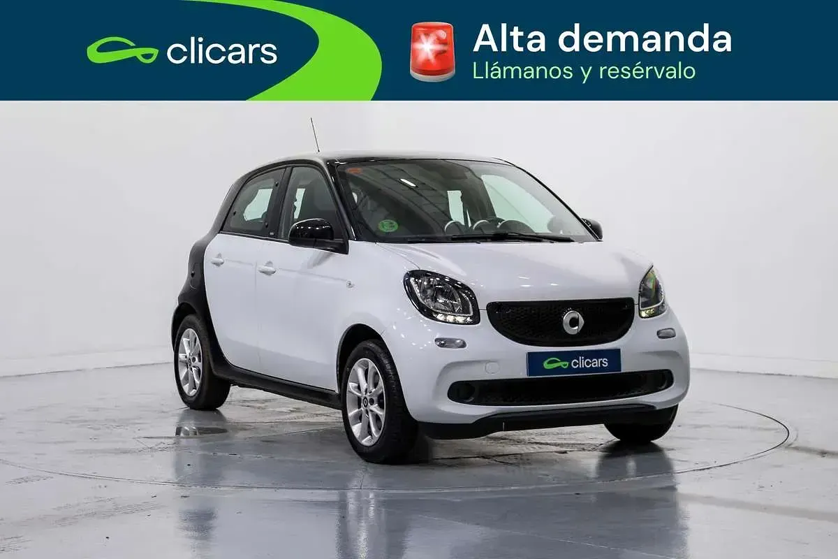Usado Smart ForFour Passion 71 CV (52 kW) 2016 Blanco Utilitario