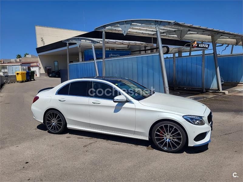 Blanco Usado 2015 Mercedes C220 Berlina | 21.800 € (Un poco caro) - Imagen 1/4