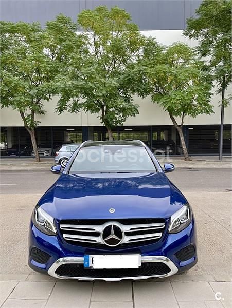 Azul Usado 2017 Mercedes GLC250 SUV | 27.900 € (Un poco caro) - Imagen 1/4