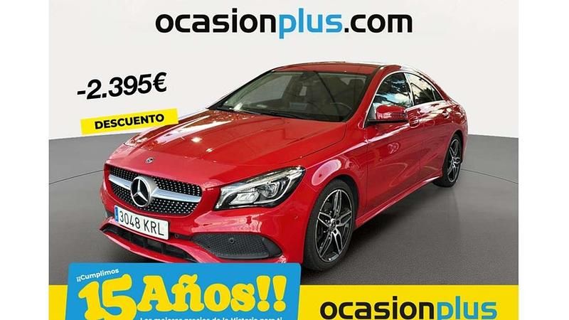 Rojo Usado 2018 Mercedes CLA200 AMG Coupe | 23.955 € (Precio justo) - Imagen 1/4