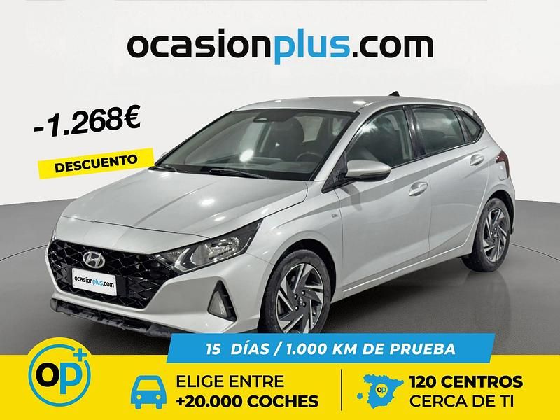 Gris Usado 2022 Hyundai i20 | 13.950 € (Un poco caro) - Imagen 1/4