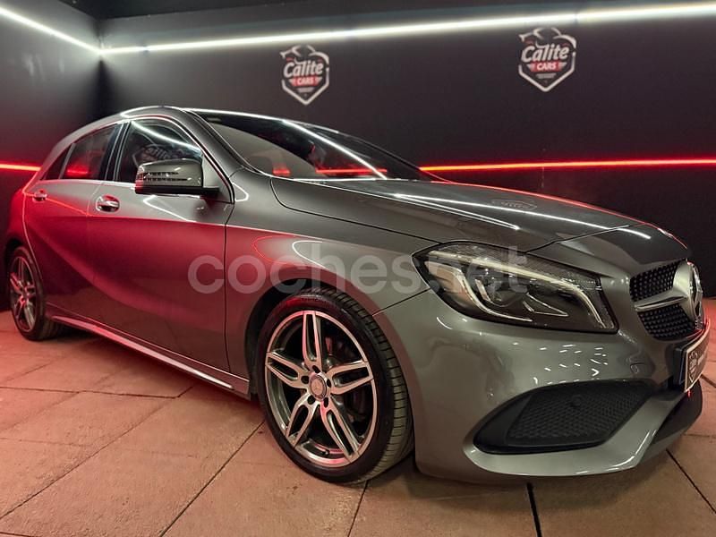 Gris / plata Usado 2015 Mercedes A200 AMG line Berlina | 15.900 € (Precio justo) - Imagen 1/4