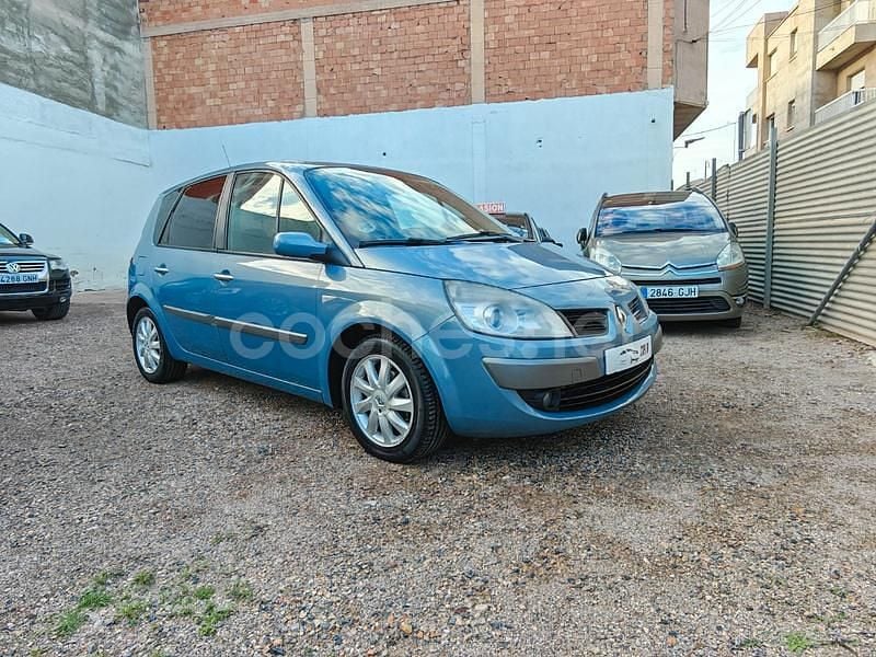 Azul Usado 2008 Renault Scénic II Dynamique Monovolumen | 3495 € (Precio justo) - Imagen 1/4
