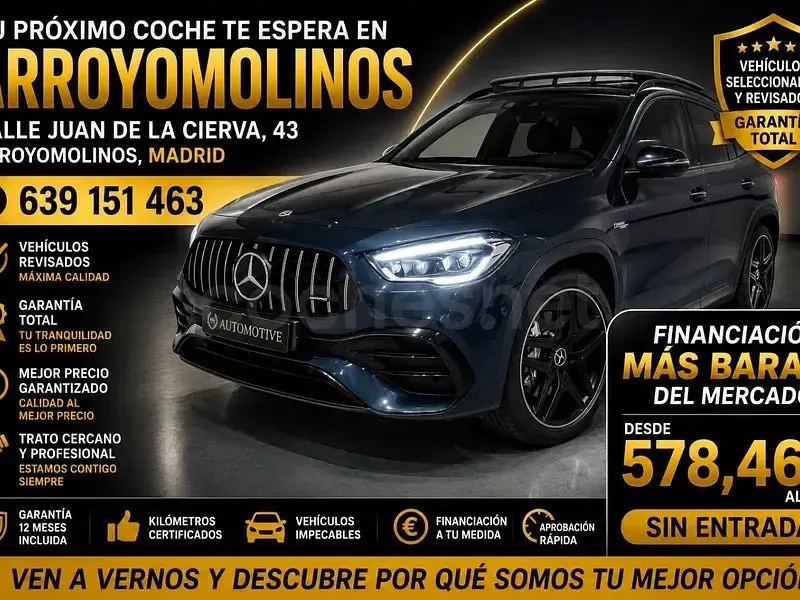 Usado Mercedes GLA45 AMG 421 CV (309 kW) 2021 Azul SUV