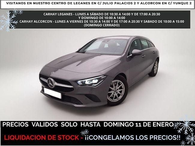 Gris Usado 2021 Mercedes CLA200 Shooting Brake Familiar | 24.490 € (Super precio) - Imagen 1/4