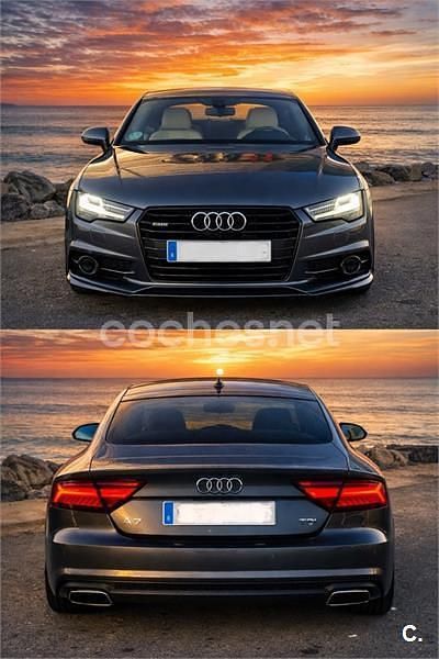 Usado Audi A7 Sportback S-Line 320 CV (235 kW) 2016 Gris / plata Utilitario