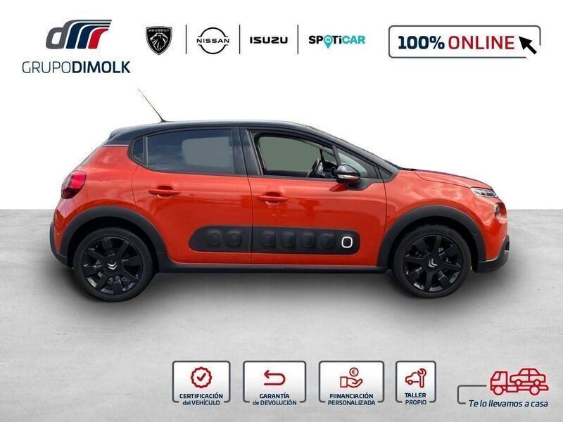 Usado Citroën C3 PureTech 110 CV (80 kW) 2017 Naranja Utilitario