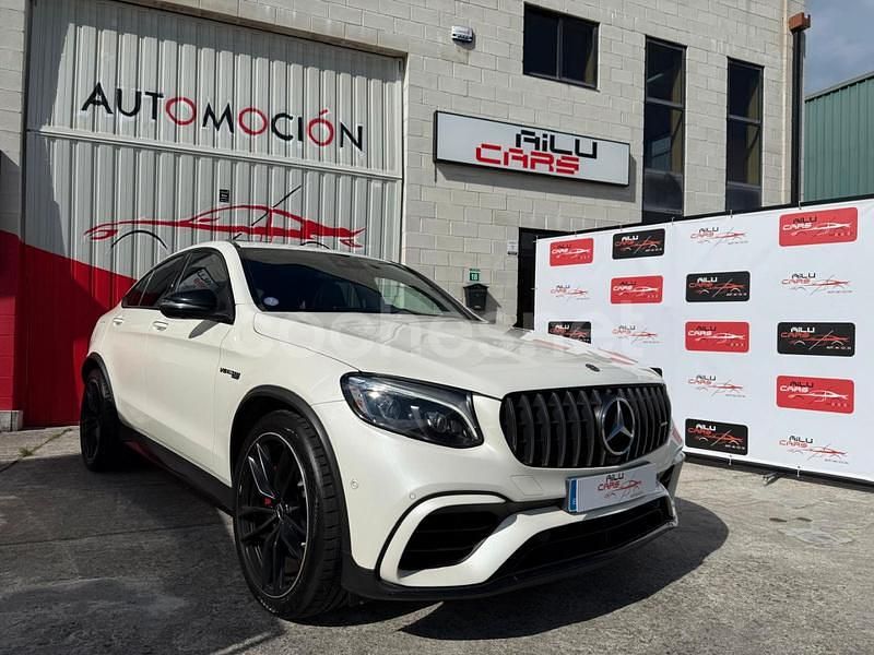 Usado Mercedes GLC63 AMG 510 CV (375 kW) 2019 Blanco Coupe
