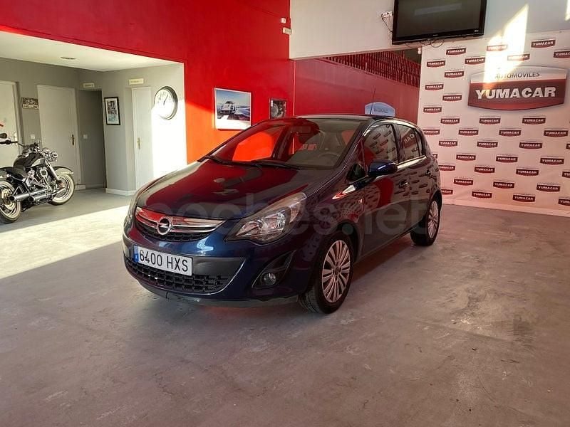 Usado Opel Corsa Selective 85 CV (62 kW) 2014 Azul Utilitario