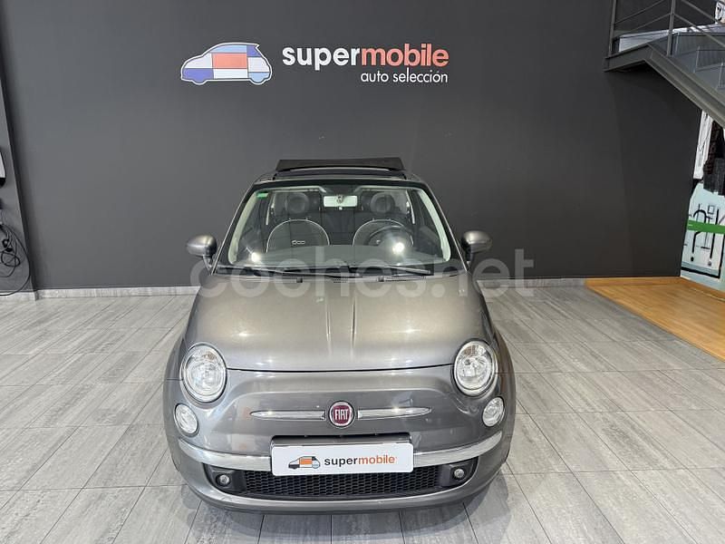 Usado Fiat 500C Lounge 69 CV (50 kW) 2017 Gris / plata Descapotable