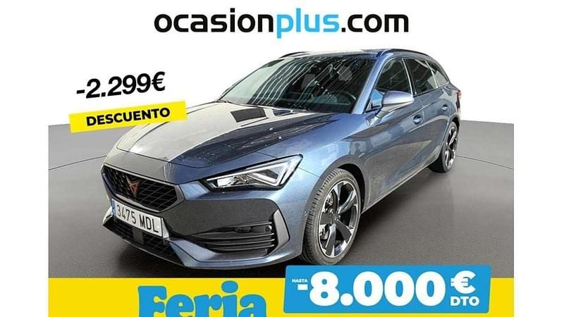 Gris Usado 2023 Cupra Leon Familiar | 22.991 € (Precio justo) - Imagen 1/4