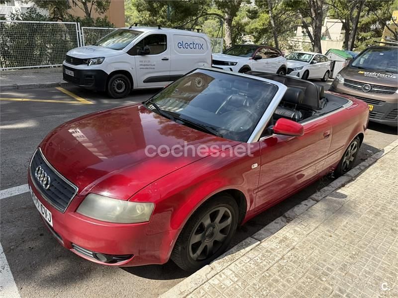 Rojo Usado 2003 Audi A4 Cabriolet Descapotable | 4200 € - Imagen 1/4
